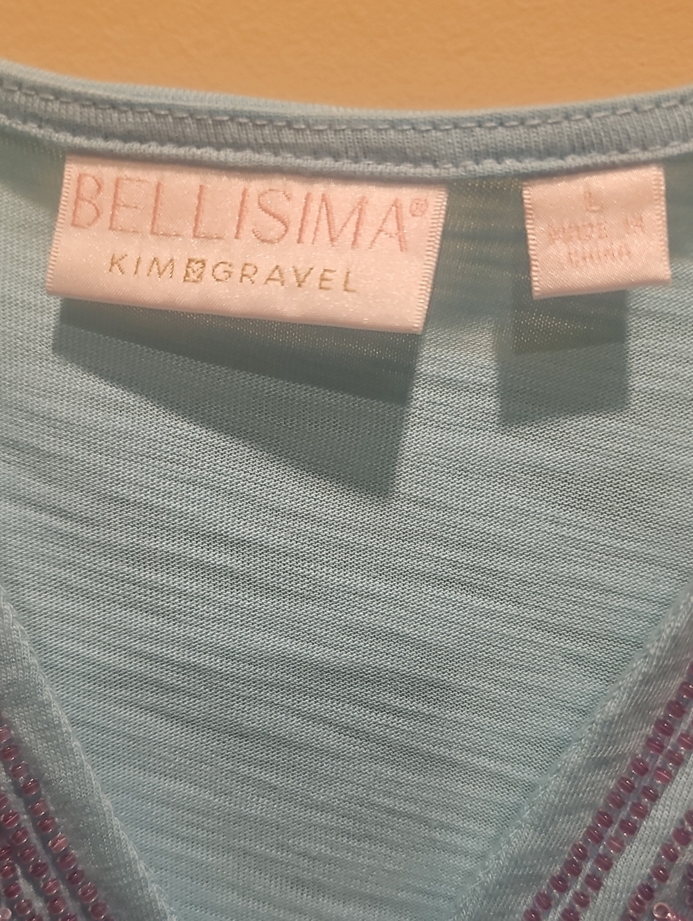 Bellisima By Kim Gravel Tunic Slub W/beading - Picture 5 of 7
